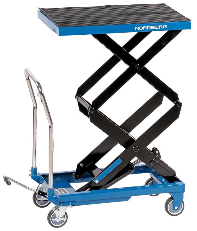 Платформа подъемная передвижная 300 кг NORDBERG N3T301, гидравлическая, двойные ножницы