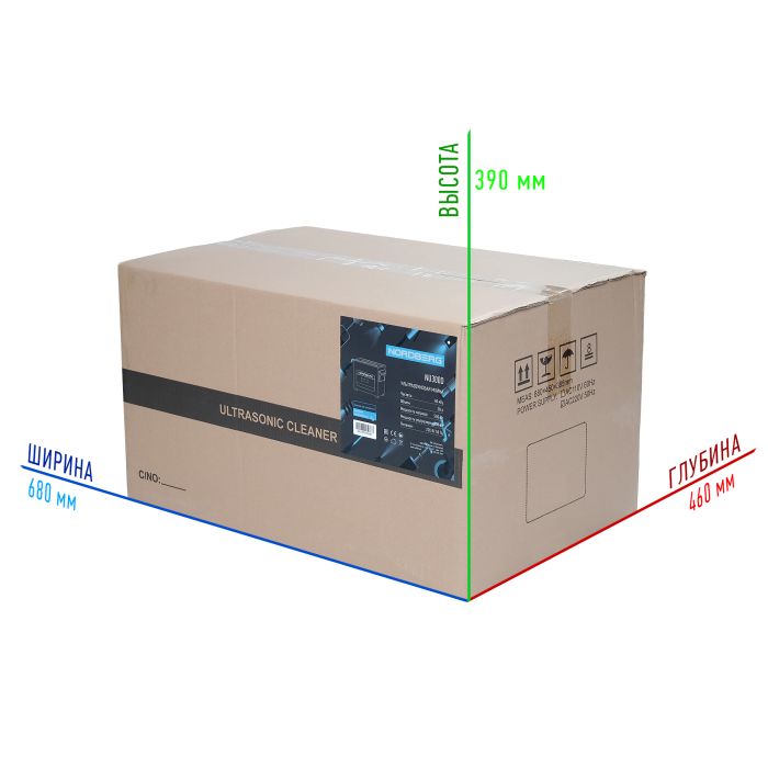 Ультразвуковая ванна с подогревом NORDBERG NU300D, 30л, 220В