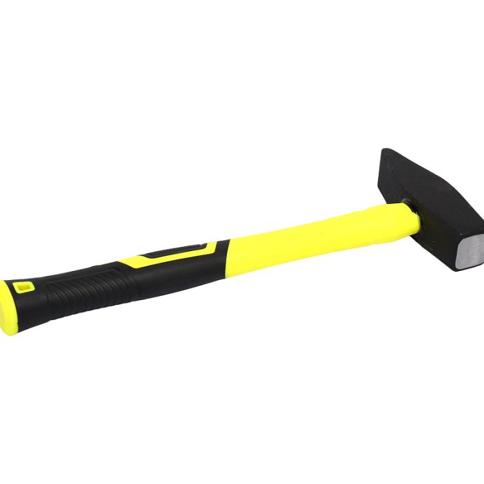 Молоток с фибергласовой рукояткой ЭВРИКА ER-21000, 1000г