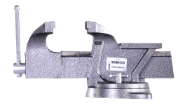 Тиски слесарные с наковальней KraftWell KRW0200, 200мм