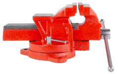 Тиски слесарные поворотные с наковальней AV Steel AV-940110, 100мм