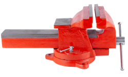 Тиски слесарные поворотные с наковальней AV Steel AV-940120, 200мм