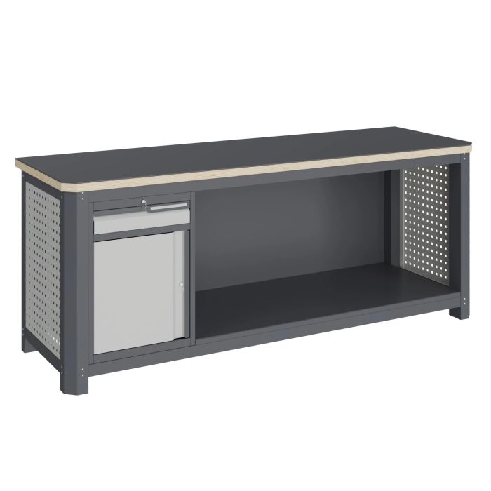 Модульный верстак Верстакофф MCN 2052.S8.111, 1 тумба, ящик, дверца