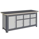 Модульный верстак Верстакофф MCN 2052.S7999, 4 тумбы, 6 ящиков