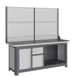 Модульный верстак Верстакофф MCN 2052.S79.11-2, 2 тумбы, 2 ящика, с дв.экраном