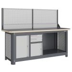 Модульный верстак Верстакофф MCN 2052.S79.11-1, 2 тумбы, 2 ящика, экран