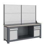 Модульный верстак Верстакофф MCN 2052.S89.11-2, 2 тумбы, 1+2 ящика, дверцы, дв.экран