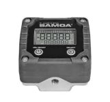 Счётчик топлива для консистентной смазки Samoa 411110, электронный, расходомер топлива, 2,5кг/мин