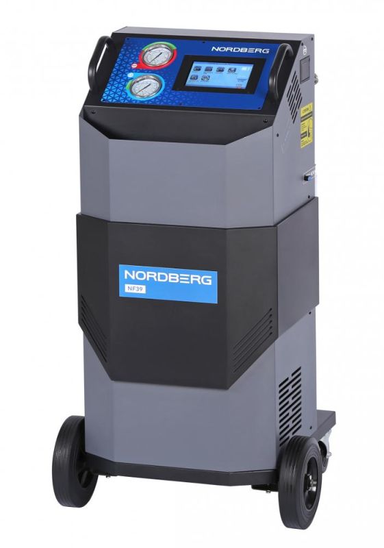 Станция для заправки автокондиционеров NORDBERG NF39, 50 л, автоматическая, 226 л/мин