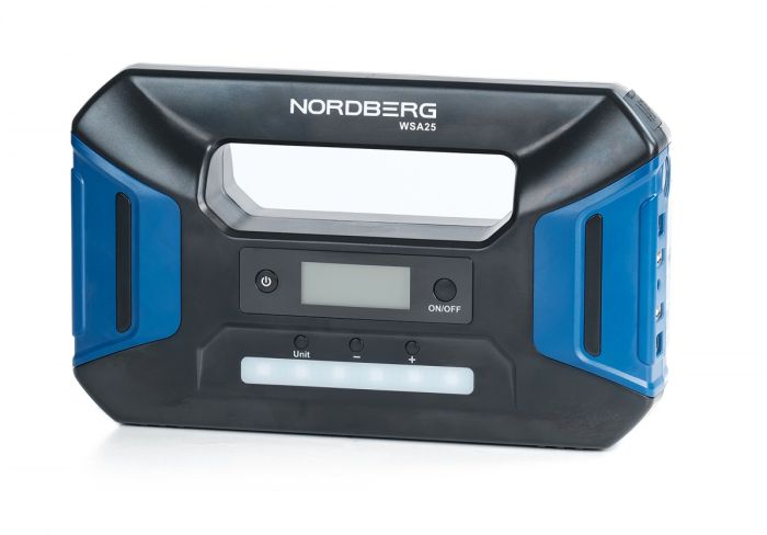 Пусковое устройство Nordberg WSA25, портативное, с компрессором, 600A