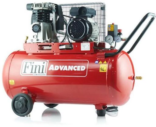 Поршневой компрессор Fini MK 102-90-2M, ременной привод, масляный, 235 л/мин, 220В