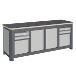 Модульный верстак Верстакофф MCN 2052.S7799, 4 тумбы, 2+2 ящика