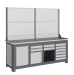 Модульный верстак Верстакофф MCN 2052.S2679.2-2, 4 тумбы, 2+2+6 ящиков, с дв. экраном