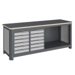 Модульный верстак Верстакофф MCN 2052.S66.11, 2 тумбы, 6+6 ящиков