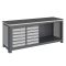 Модульный верстак Верстакофф MCN 2052.S66.11, 2 тумбы, 6+6 ящиков