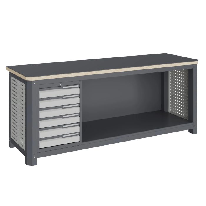 Модульный верстак Верстакофф MCN 2052.S6.111, 1 тумба, 6 ящиков