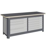 Модульный верстак Верстакофф MCN 2052.L46, 2 тумбы, 4+6 ящиков