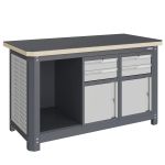 Верстак слесарный Верстакофф MCN 1552.S99.1, 2 тумбы, 2+2 ящика