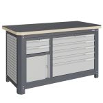 Верстак слесарный Верстакофф MCN 1552.S9L5, 2 тумбы, 2+5 ящиков