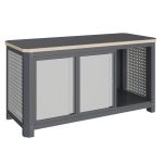 Верстак слесарный Верстакофф MCN 1552.S77.1, 2 тумбы с дверцами