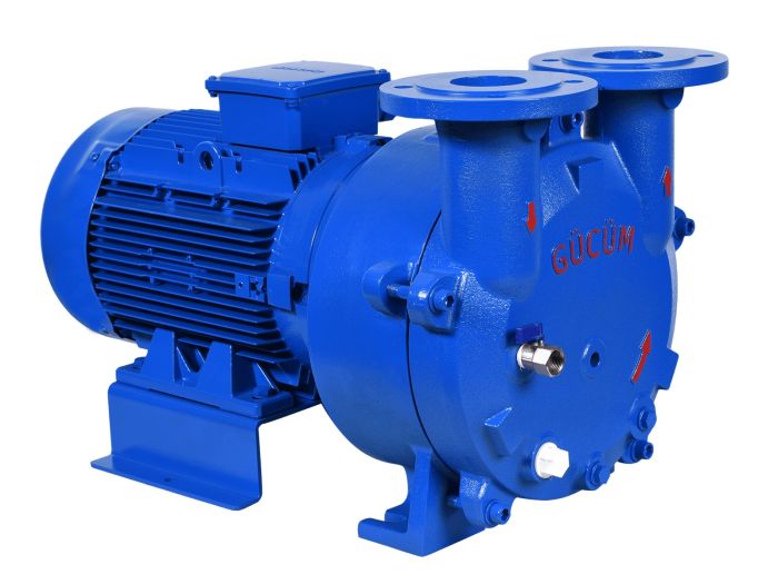 Водокольцевой вакуумный насос моноблочный Dalgakiran GUCUM GMVP 230/120, 210м3/час, DN50, чугун