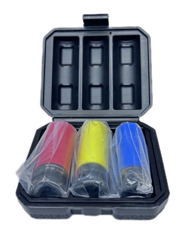 Набор ударных тонкостенных головок 6-гр. STANKO CS12233, 1/2", 17-21мм, 3шт.