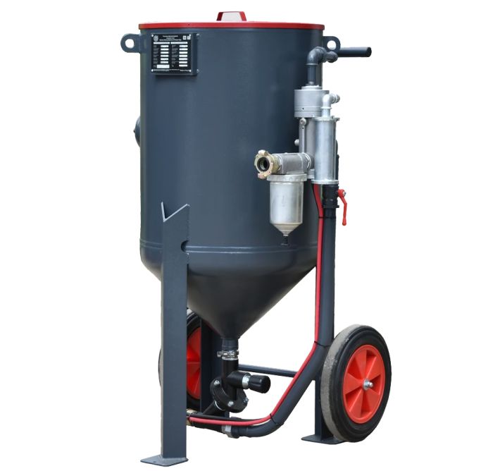 Пескоструйный аппарат ВМЗ DSG-250, напорный, 250л, 37м2/час, с комплектом ДУ