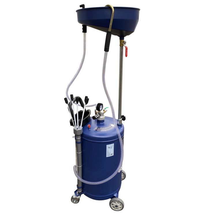 Установка для слива отработанного масла Техносоюз TS-2285, пневматическая, 90 литров