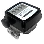 Счетчик для бензина механический T-ind FM-150 ALUM, топливный расходомер, 120 л/мин