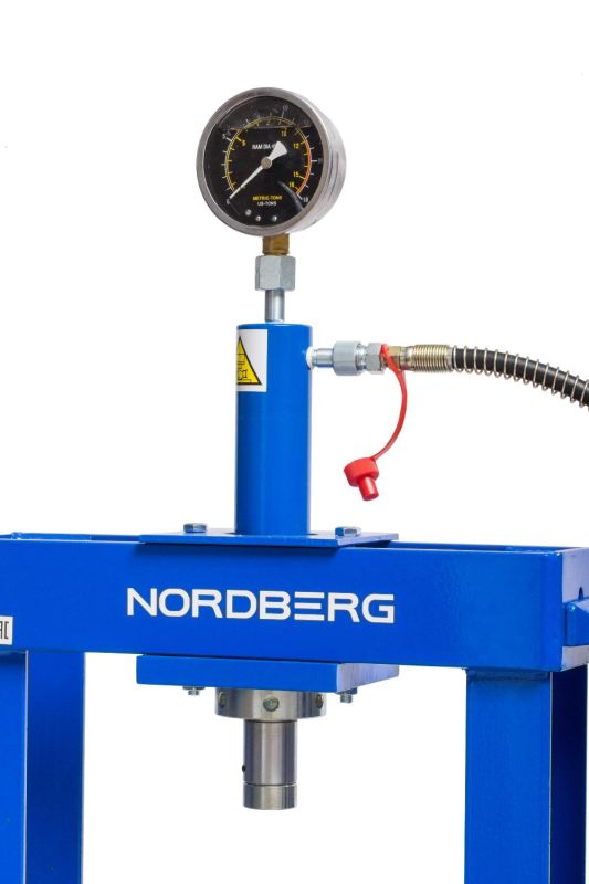 Пресс гидравлический ручной 10 тонн Nordberg N3610, настольный, гаражный