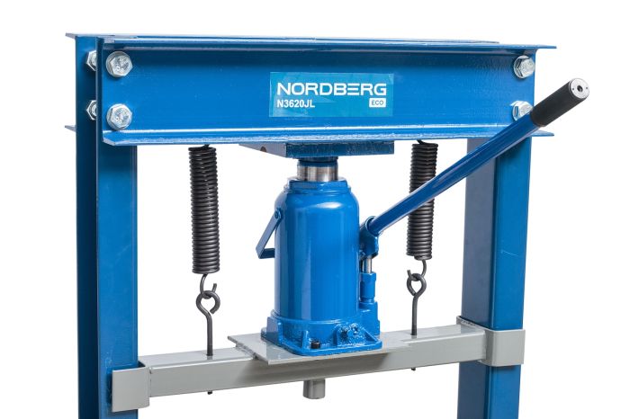 Пресс гидравлический ручной 20 тонн Nordberg ECO N3620JL, напольный, гаражный