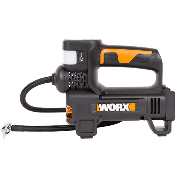 Насос с фонарем для автомобиля WORX WX092, 20V, аккумуляторный