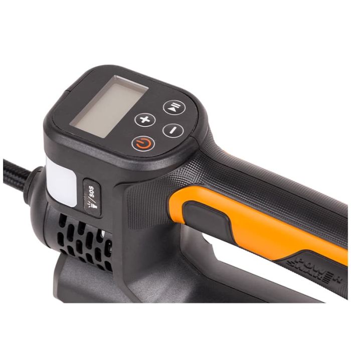 Насос с фонарем для автомобиля WORX WX092, 20V, аккумуляторный
