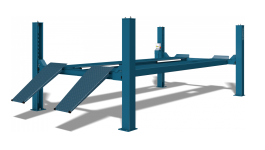 Подъемник четырехстоечный 6,5 тонн Nussbaum COMBI LIFT 4.65 S, электрогидравлический, для слесарных работ, 380В
