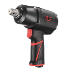 Пневмогайковерт ударный Mighty Seven NC-6255Q, 3/4", легковой, 1890 Нм