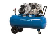 Поршневой компрессор NORDBERG ECO NCE100/400-220, ременной привод, масляный, 400 л/мин, 220В