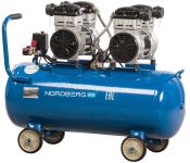 Поршневой компрессор NORDBERG NCEO100/400, прямой привод, безмасляный, 400л/мин, 100л, 220В