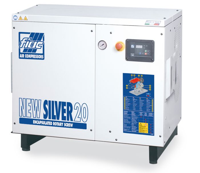 Винтовой компрессор Fiac NEW SILVER 20 10 ременной, масляный, 380 В
