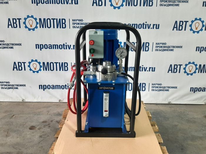 Электрогидравлическая станция Автомотив НГЭ700.8.08/5, 8 л, 700 бар
