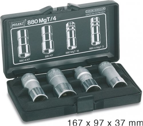 Набор свечных  головок Hazet 880MGT/4