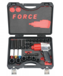 Пневмогайковерт ударный FORCE F-4293, 1/2", легковой, 814 Нм, в кейсе