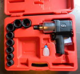 Пневмогайковерт ударный FORCE F-6111, 3/4", легковой, 1016 Нм, в кейсе