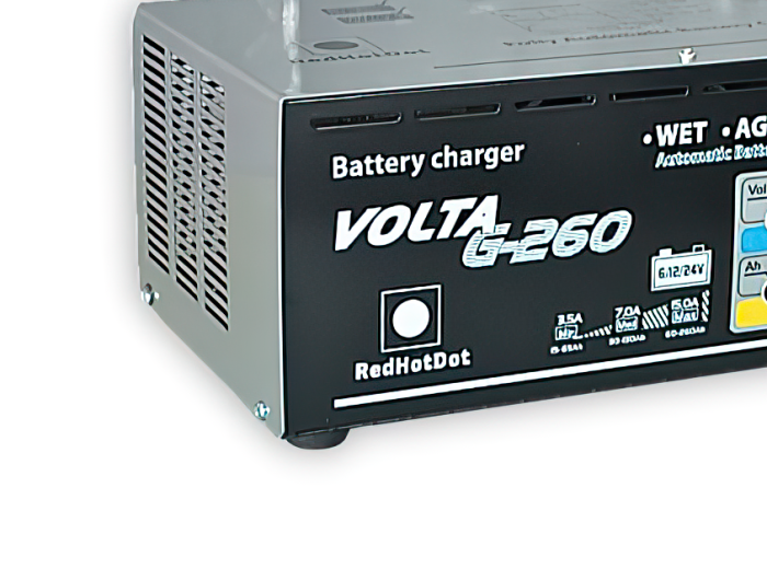 Зарядное устройство RedHotDot VOLTA G-130, 7А, микропроцессорное
