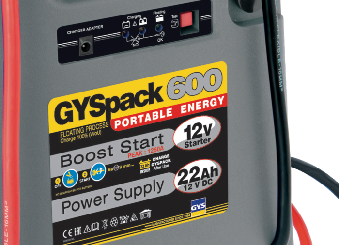 Пуско-зарядное устройство автономное GYS GYSPACK 600, 550А