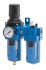 Фильтр воздушный с редуктором и лубрикатором NORDBERG NP8414, 1/2", 25мкрн