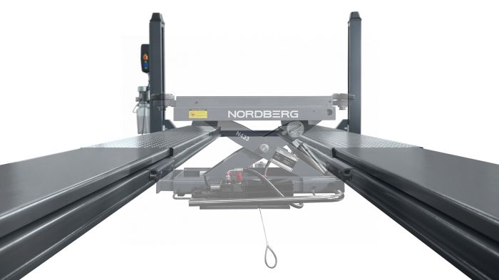 Подъемник четырехстоечный 5 тонн Nordberg 4450J_EG, электрогидравлический, для сход-развала, 380В