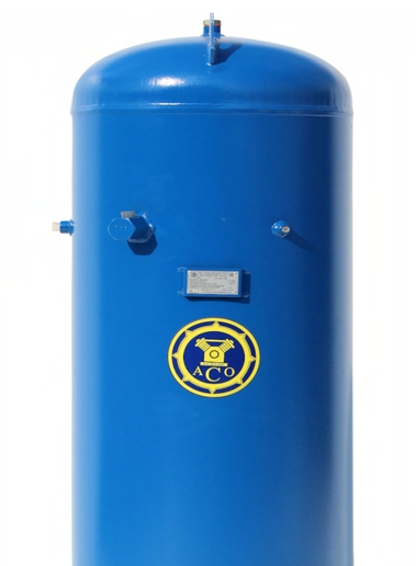 Воздушный ресивер для компрессора АСО Бежецк РВ 500-01/10, вертикальный, 500 литров