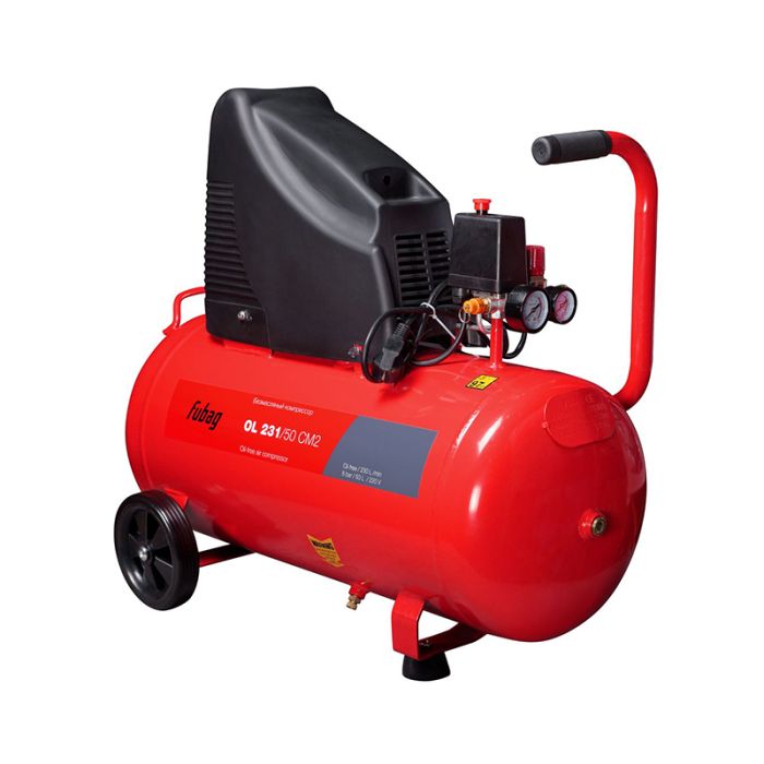 Поршневой компрессор Fubag OL 231/50, прямой безмасляный, 220В, 230л/мин, 50л