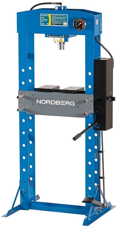Пресс гидравлический ручной/ножной 30 тонн Nordberg N3630F, напольный, гаражный