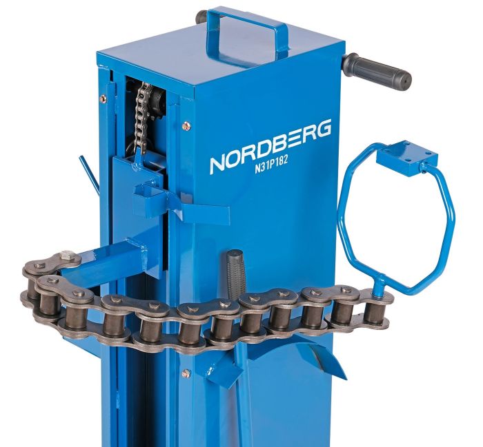 Тележка-держатель для пневмогайковерта на 1", Nordberg N31P182, с цепью